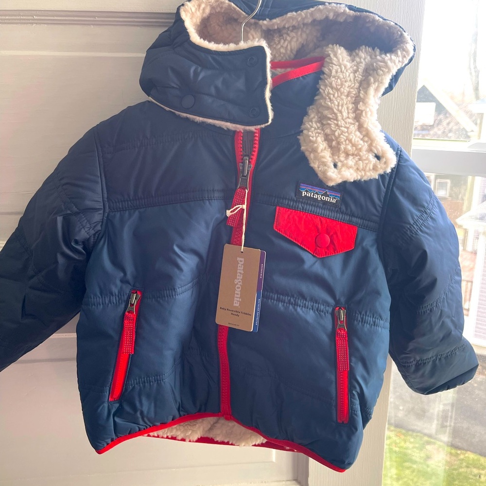 Patagonia kids winter fleece jacket NWT 2T